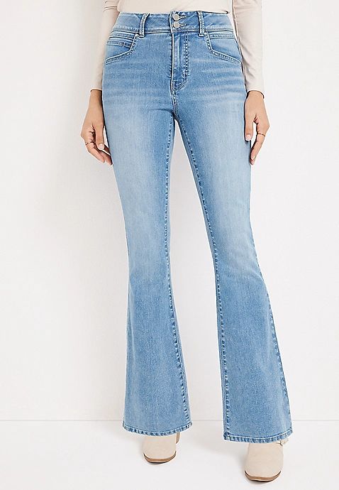 m jeans by maurices™ Everflex™ Flare High Rise Jean | Maurices