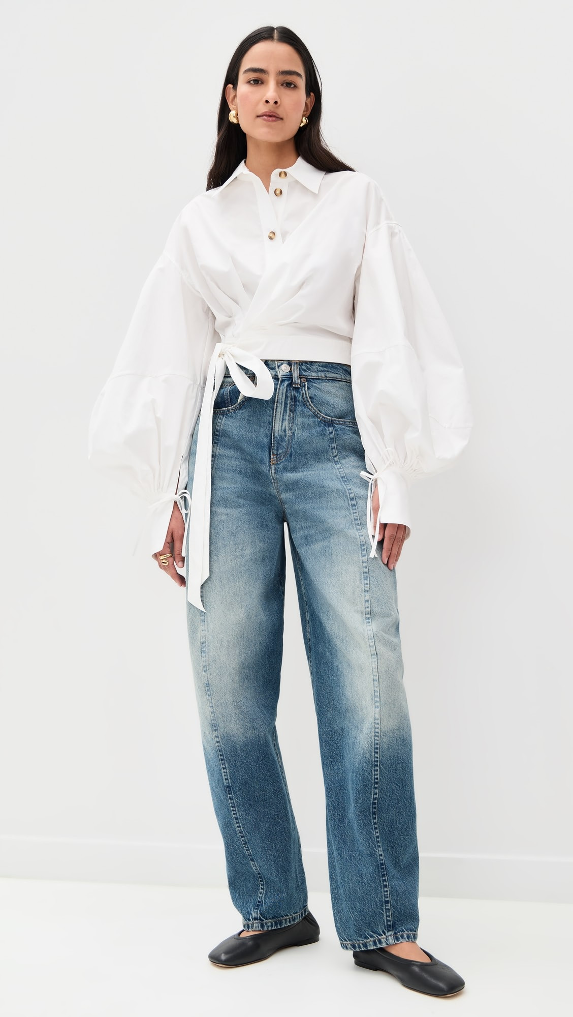 Rebellion Poplin Wrap Blouse | Shopbop