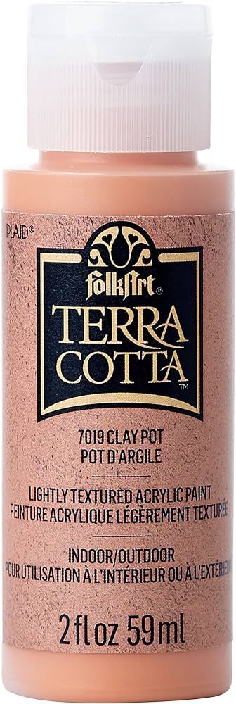 FolkArt, Clay Pot Assorted Acrylic 2 fl oz / 59ml Terra Cotta Paint For Easy To Apply DIY Crafts,... | Amazon (US)