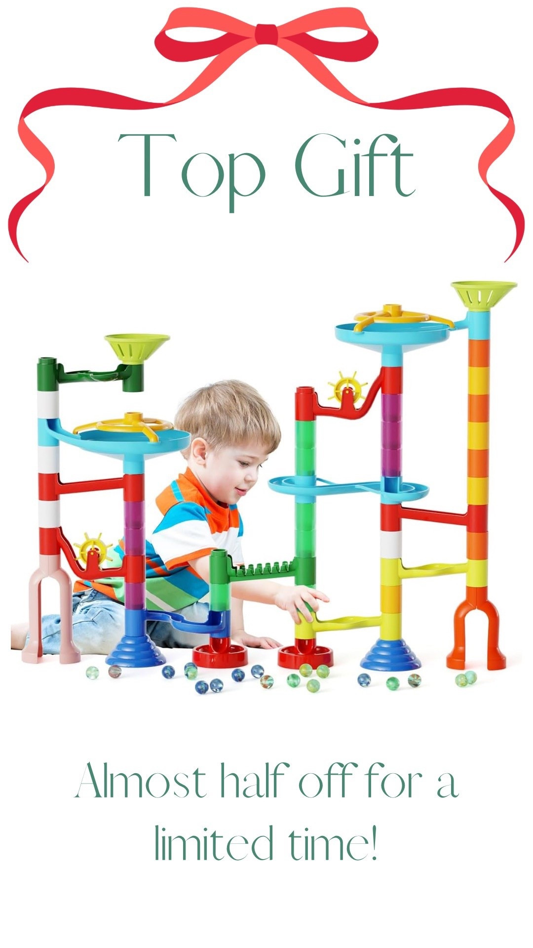 This marble run set is almost half off, and your kids will play with this for hours!!! 

#LTKHoliday #LTKGiftGuide #LTKFindsUnder50
