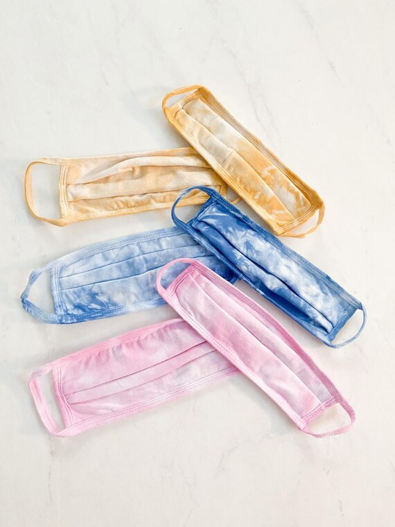 TIE DYE Face Masks | Reusable Face Mask | Face Mask Made in USA | Mommy and me face mask | adult ... | Etsy (US)