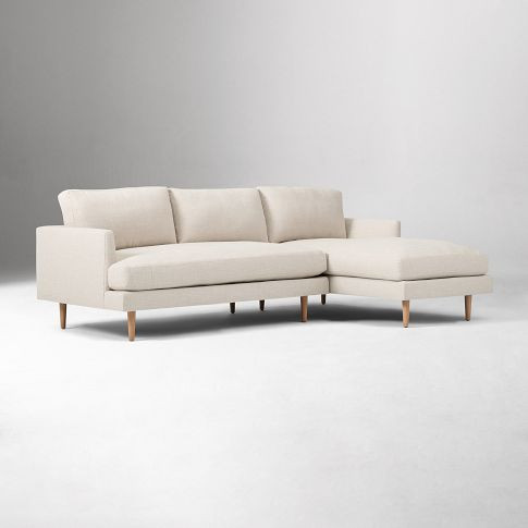 Haven Loft 2-Piece Chaise Sectional (103") | West Elm (US)