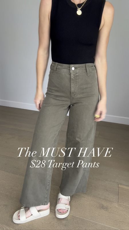 The $28 wide leg pant you’ll want in every single color!  There’s 6 to choose from.

#SpringOutfits #WideLegPants #TargetStyle #TargetFinds #MustHavePants #SailorPants 

#LTKfindsunder50 #LTKxTarget #LTKVideo