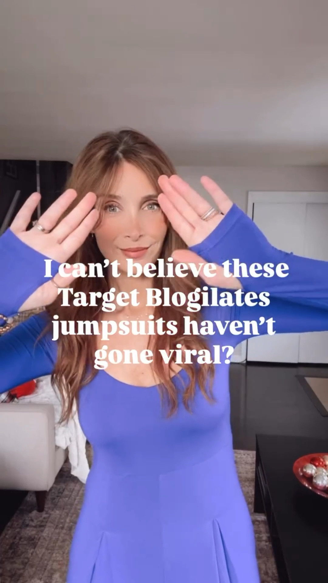 Only $31.50!! 🤯 Love this Blogilates jumpsuit! It’s so unique. Tight up top and loose on the bottom. Soo much stretch. The top feels like a bodysuit. I love the flowy wide leg pants.

It’s so chic!

On clearance so hurry!!

Follow and Comment SHOP for a Link!

#sharemytargetstyle #jumpsuits #jumpsuitstyle #bohochicstyle