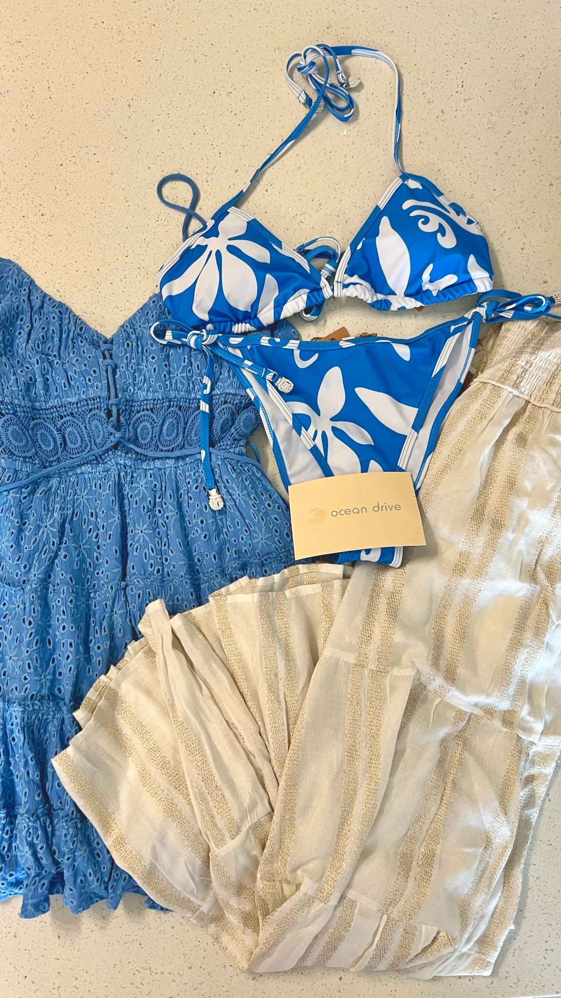 the perfect vacation pieces🩵

#LTKStyleTip #LTKSwim #LTKBacktoSchool