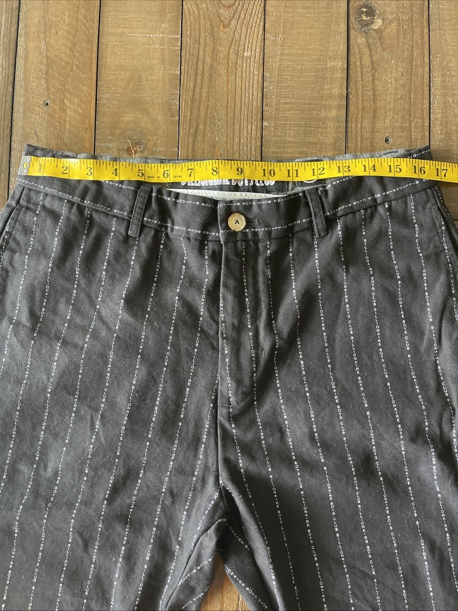 Billionaire Boys Club BB Jupiter Pants Black Stripe Print Size 34 | eBay | eBay US