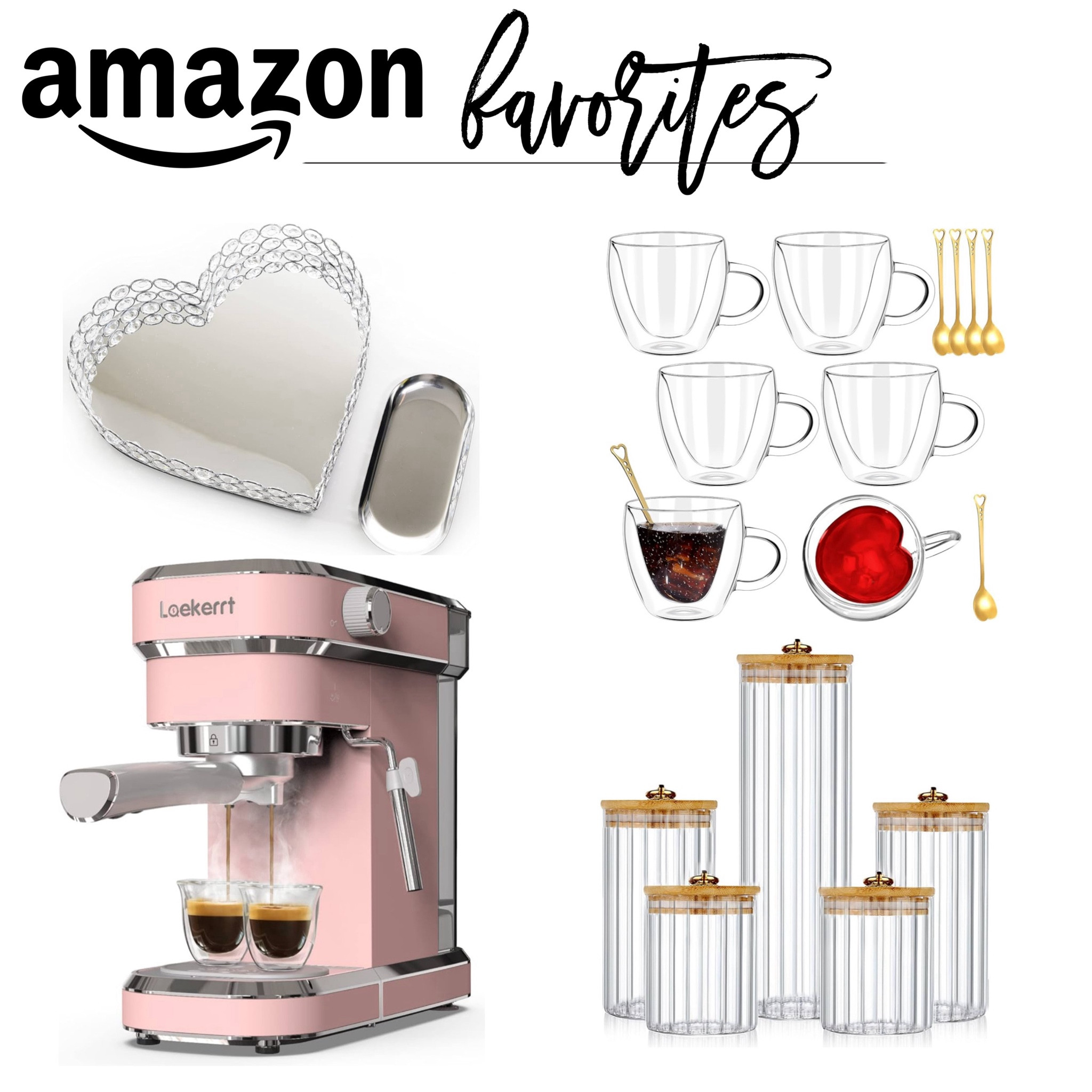 Amazon Valentine’s Day favorites! Perfect to give your coffee station a gorgeous refresh!

#LTKGiftGuide #LTKhome #LTKSeasonal