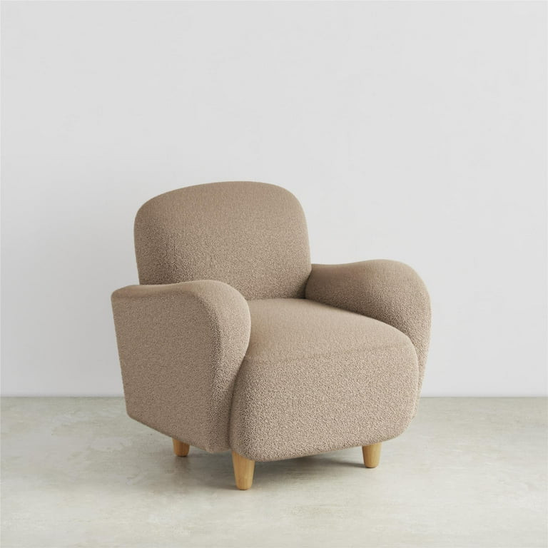 Mr. Kate Primrose Upholstered Accent Chair, Brown Teddy Fabric | Walmart (US)