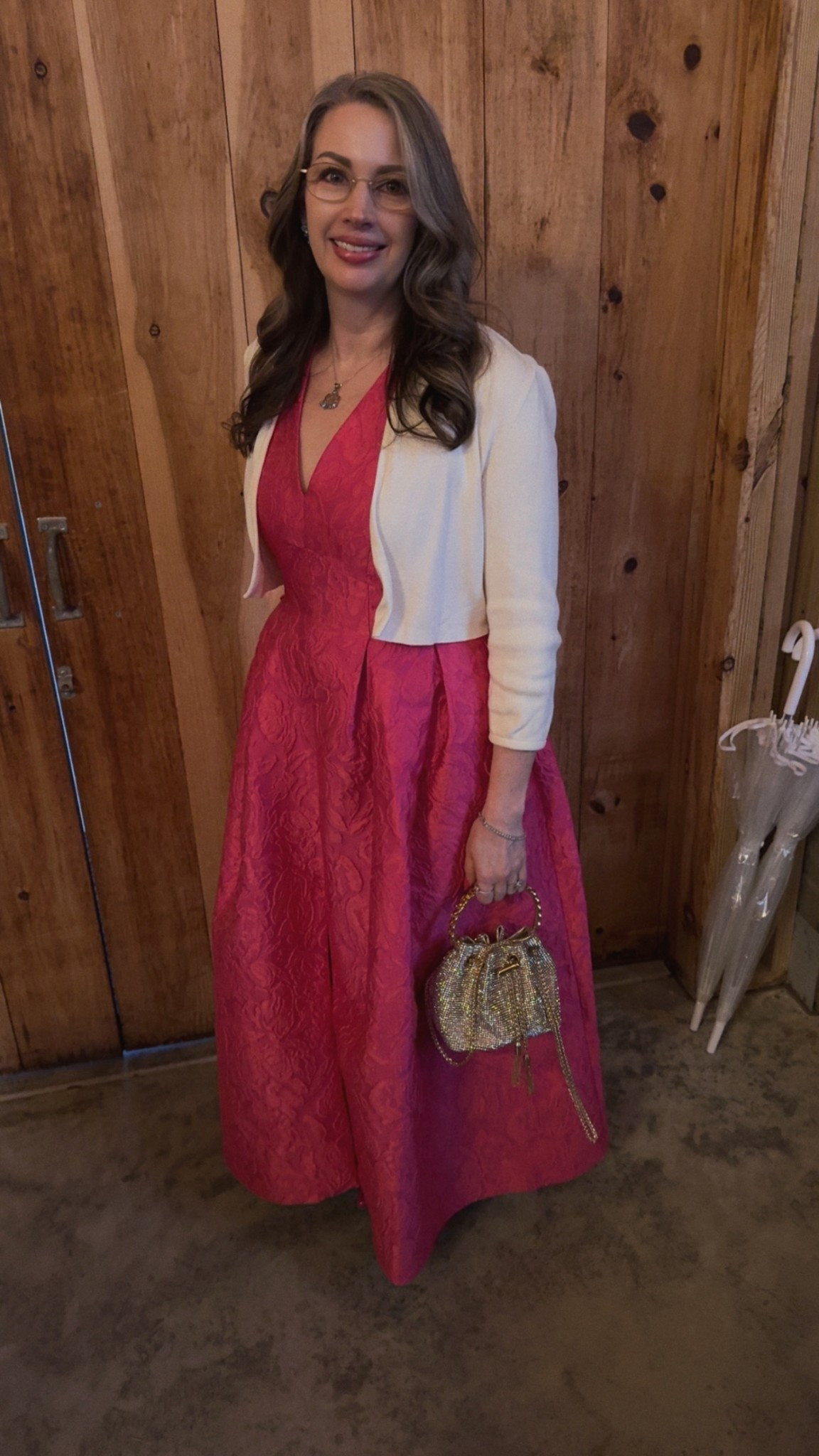 Wedding ready 💒! We had a wonderful time at a family wedding this weekend. I’m really happy I went with this gorgeous, structured dress—it was such fun to dance in, and I got so many nice compliments! 
I'm wearing a size 6P. The length was perfect, no hem needed. 

#LTKWedding #LTKdayinmylife #LTKootd