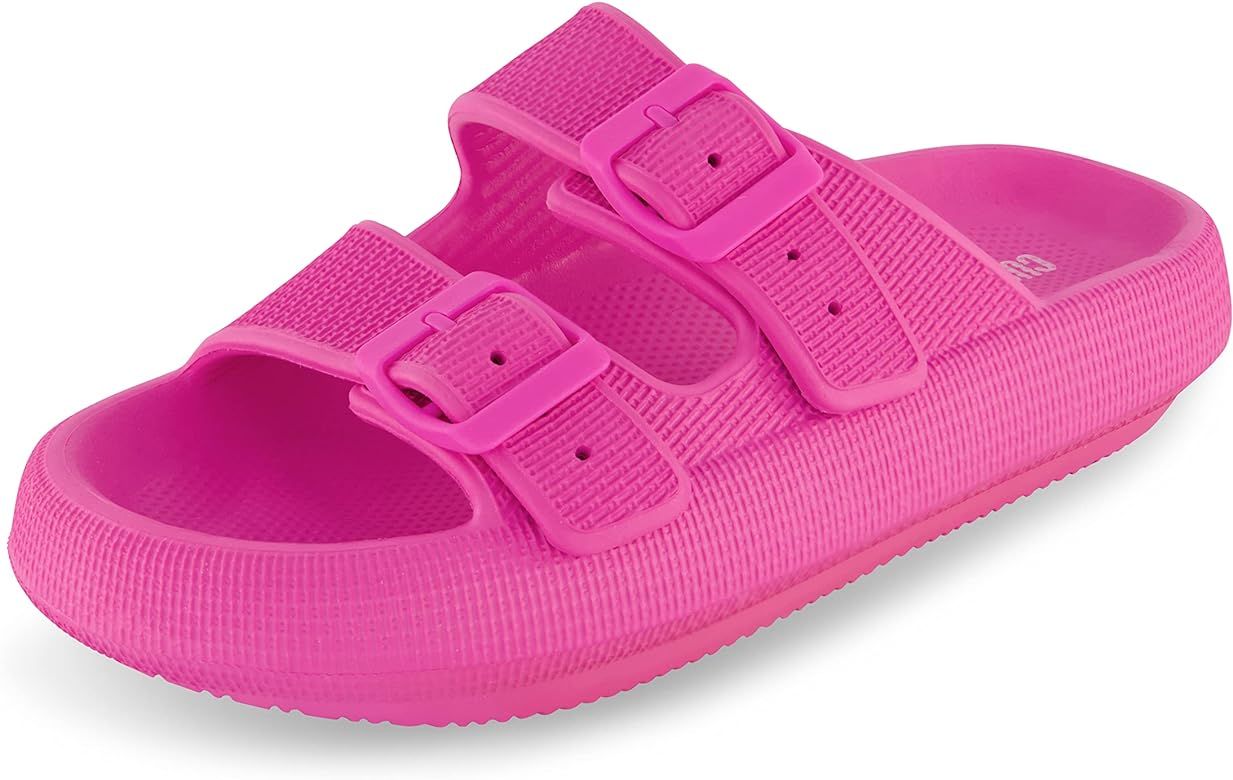 CUSHIONAIRE Women's Fame recovery cloud slide with +Comfort | Amazon (US)