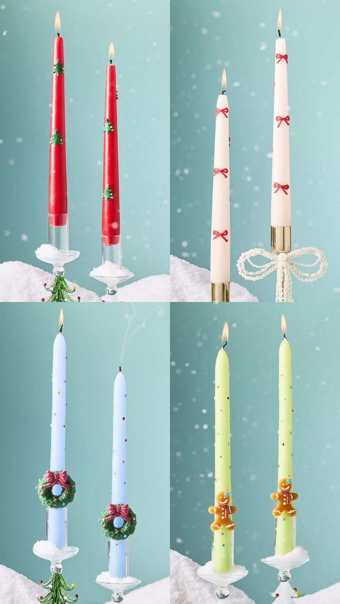Christmas taper candles and festive holiday table decor 

#LTKHoliday #LTKGiftGuide #LTKHome