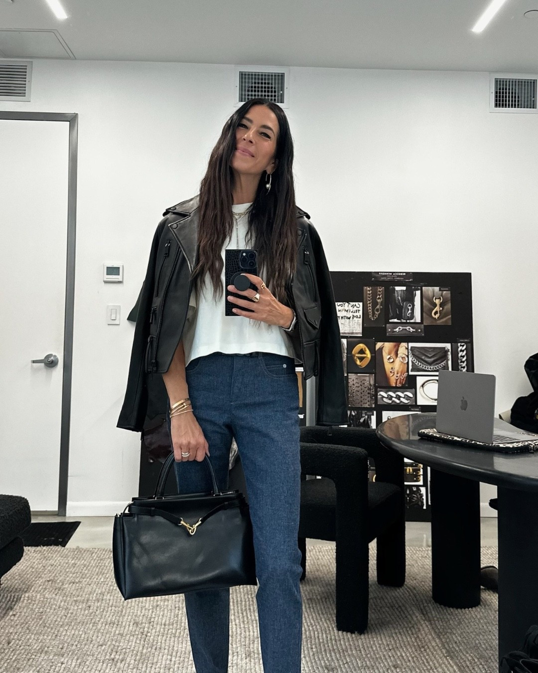 Leather is always a yes. 🖤

#LTKWorkwear #LTKSeasonal #LTKItBag