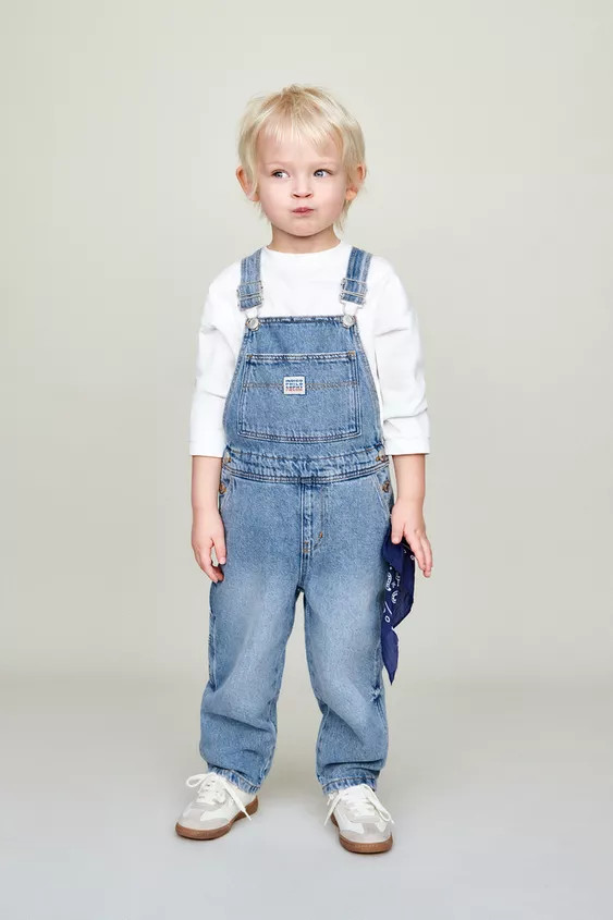 LONG DENIM DUNGAREES | Zara UK
