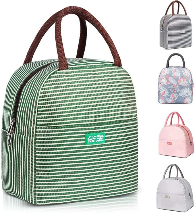 DAS TRUST Upgraded Reusable Insulated Meal Prep Lunch Bag for Women Men Kids Leakproof Freezable ... | Amazon (US)