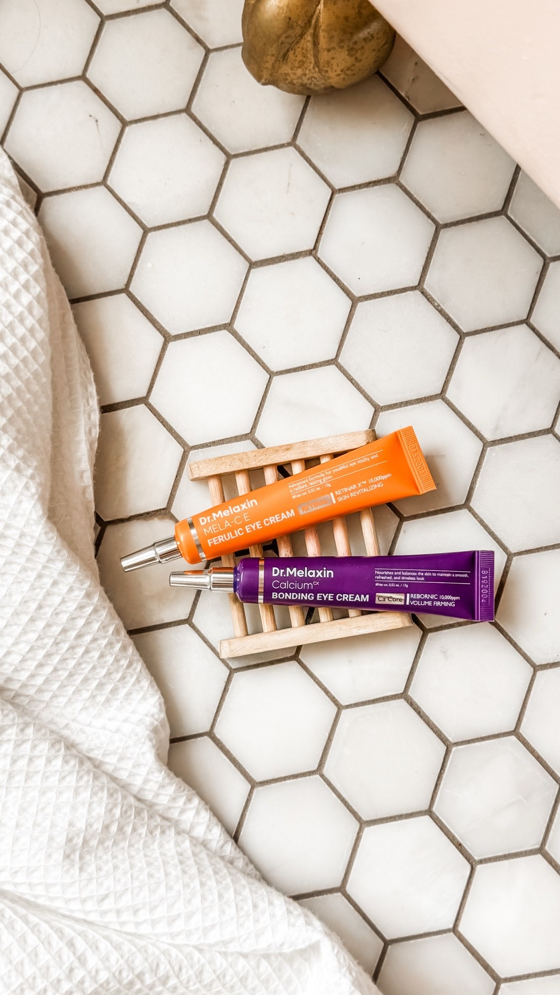 Two eye creams, two under-eye concerns Dr. Melaxin Eye Cream Duo | Brighten + Smooth ✨ 💜🧡 This duo helps brighten tired-looking under eyes while targeting fine lines, uneven tone and that “why do I look tired?” look. An easy addition to your nighttime skincare routine!

#LTKselfcare #LTKmorningroutine #LTKOver40
