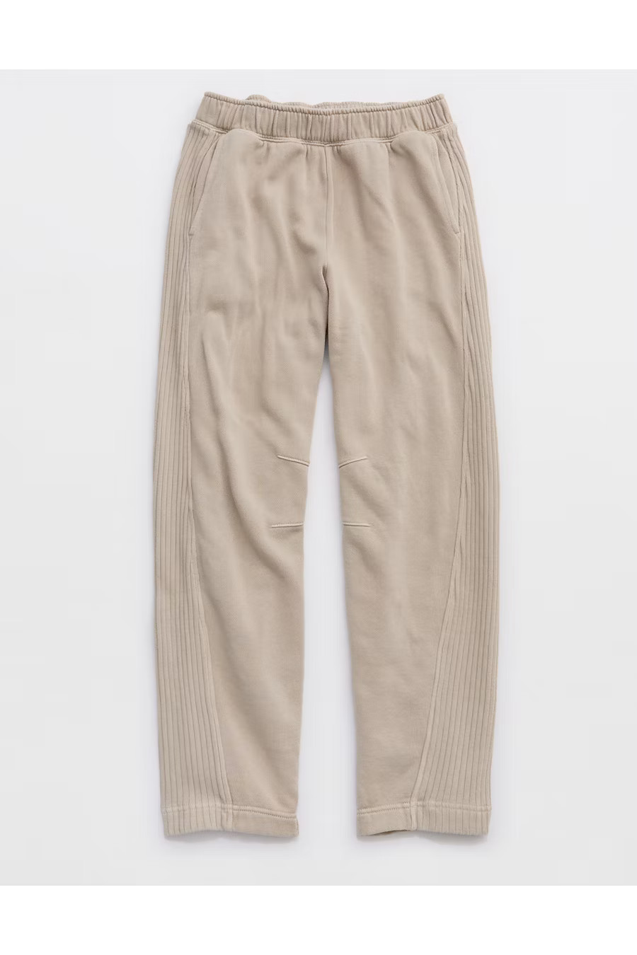 Aerie Oh Snap! Barrel Sweatpant Women's Stone Harbor S Long | Aerie