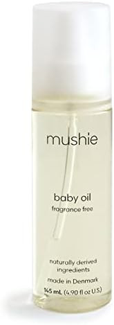 mushie Organic Baby Oil | Hypoallergenic, Lightweight to Prevent Moisture Loss | Certified COSMOS... | Amazon (US)