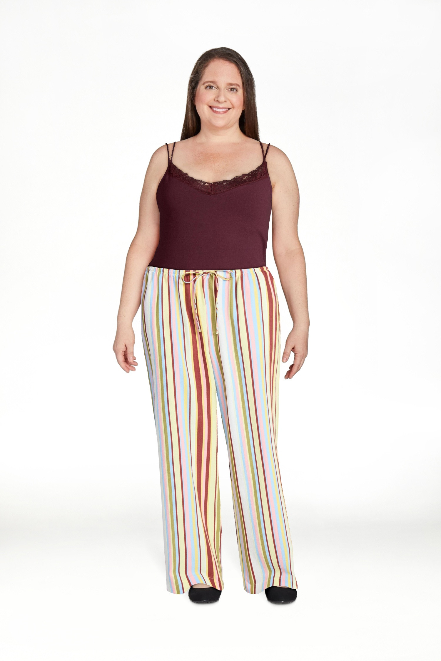 No Boundaries Cotton Pull-On Beach Pants, Women's & Women's Plus XXS-4X | Walmart (US)