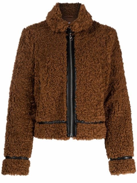 Audrey faux-shearling jacket | Farfetch (US)