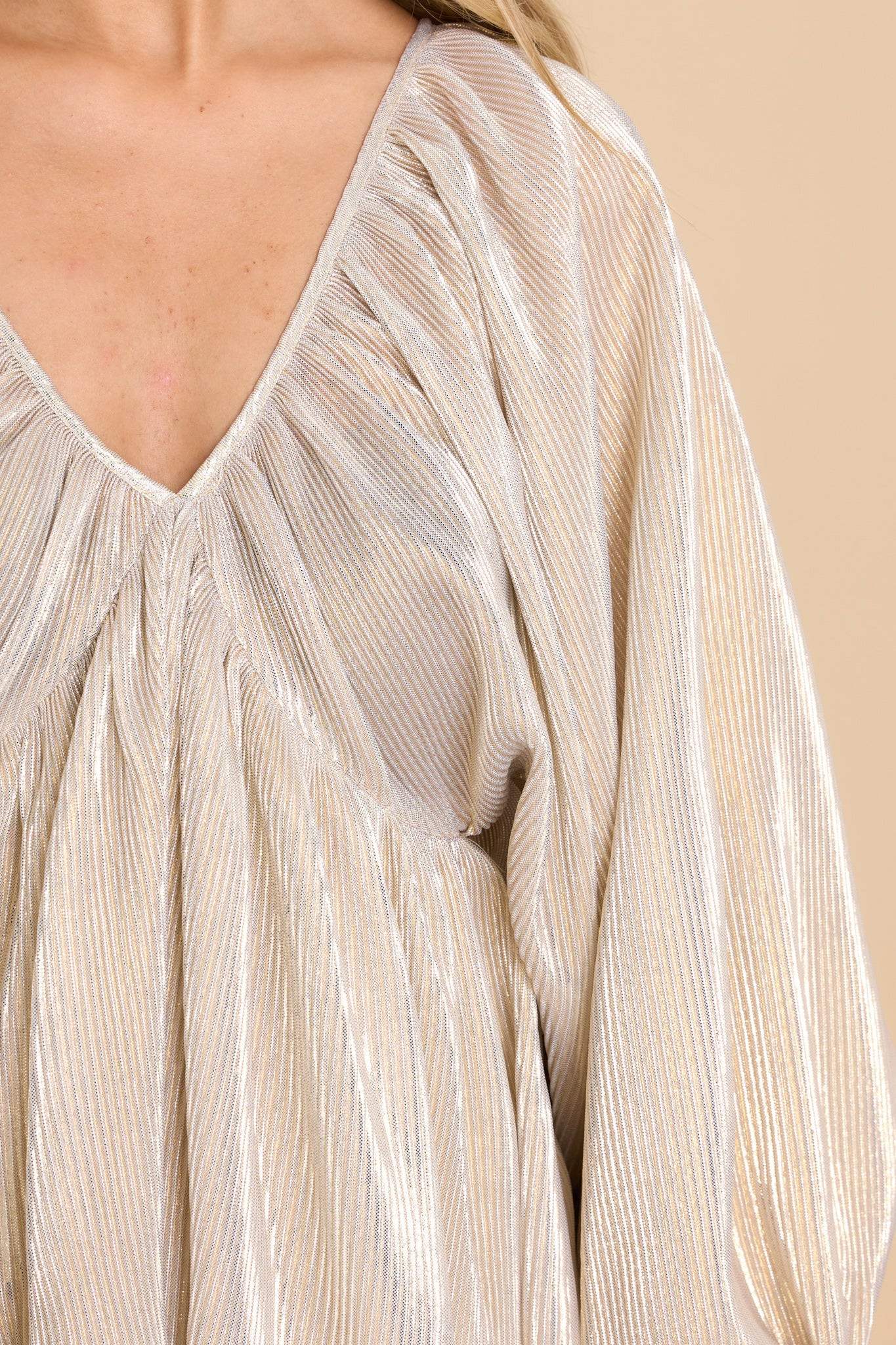 Glamorous Celebration Champagne Dress | Red Dress 