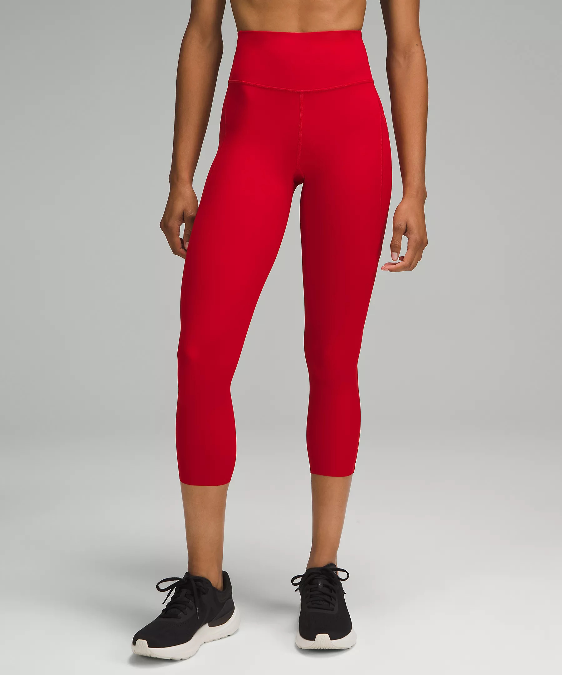 Fast and Free High-Rise Crop 23" Pockets | Lululemon (US)