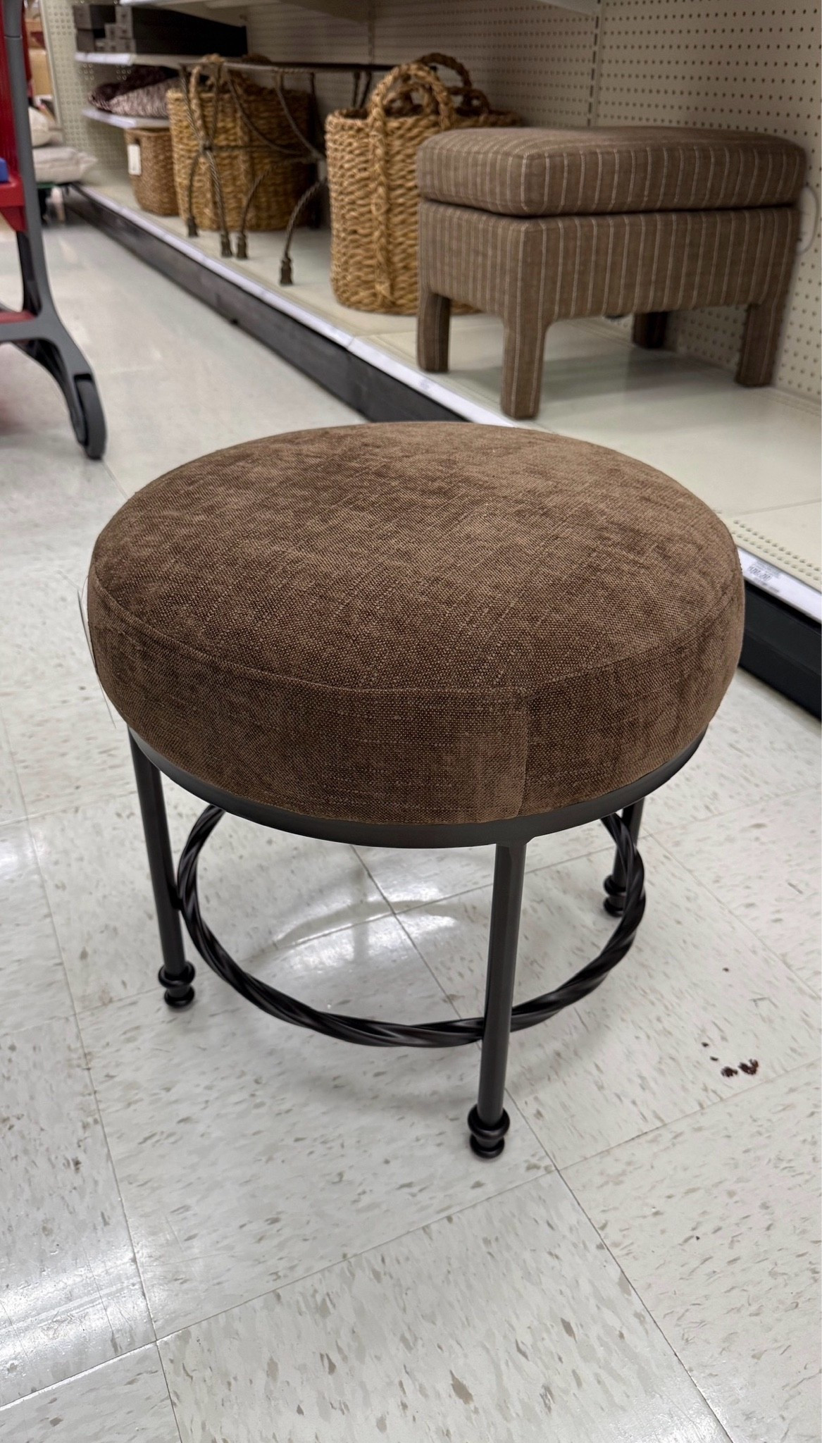 This upholstered stool from Target is such a pretty addition to a bedroom, vanity area, or cozy corner. The soft fabric and classic shape make it easy to work into different spaces around your home. It’s a great little piece when you want to add extra seating without taking up too much room.