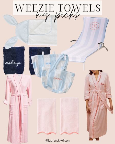 Weezie towels, my picks, bath robe, hand towels, scallop, stripes, makeup, tote bag 

#LTKhome #LTKfindsunder100 #LTKSeasonal