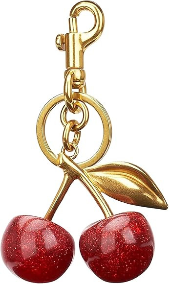 Cherry Bag Charm Purse Charms Keychain- Car Cherry Accessories keychian Gifts for Women Christmas... | Amazon (UK)