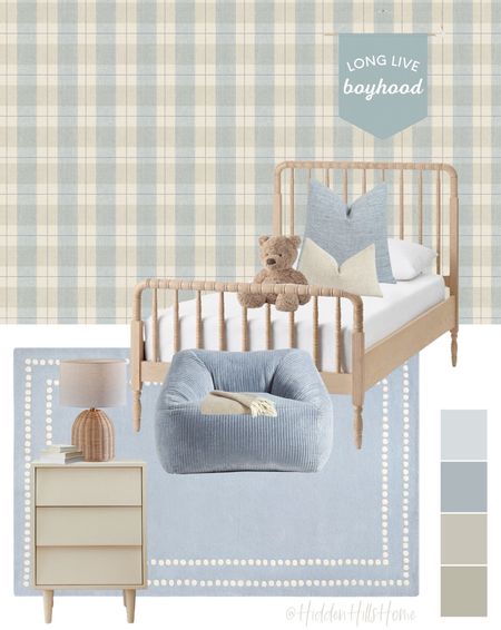 Little boys bedroom mood board, little boys modern-transitional bedroom, toddler bedroom design #toddler 

#LTKhome #LTKkids #LTKsalealert