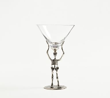 Skeleton Hand Martini Glass | Pottery Barn (US)
