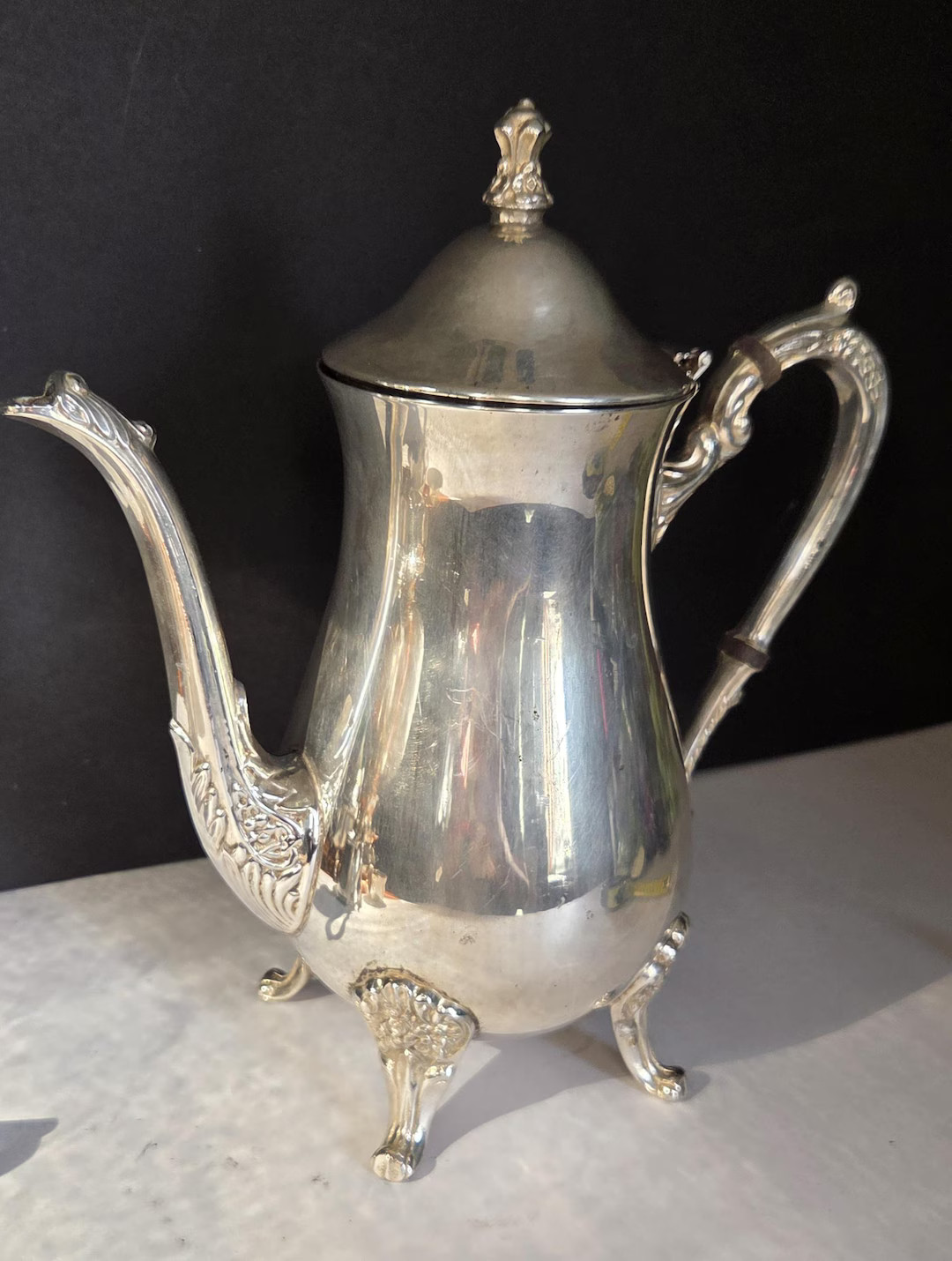 Teapot Vintage Leonard Silver Plate Serving Pot Elegant Coffee Tea Kitchen Decor Hot Beverage Car... | Etsy (US)