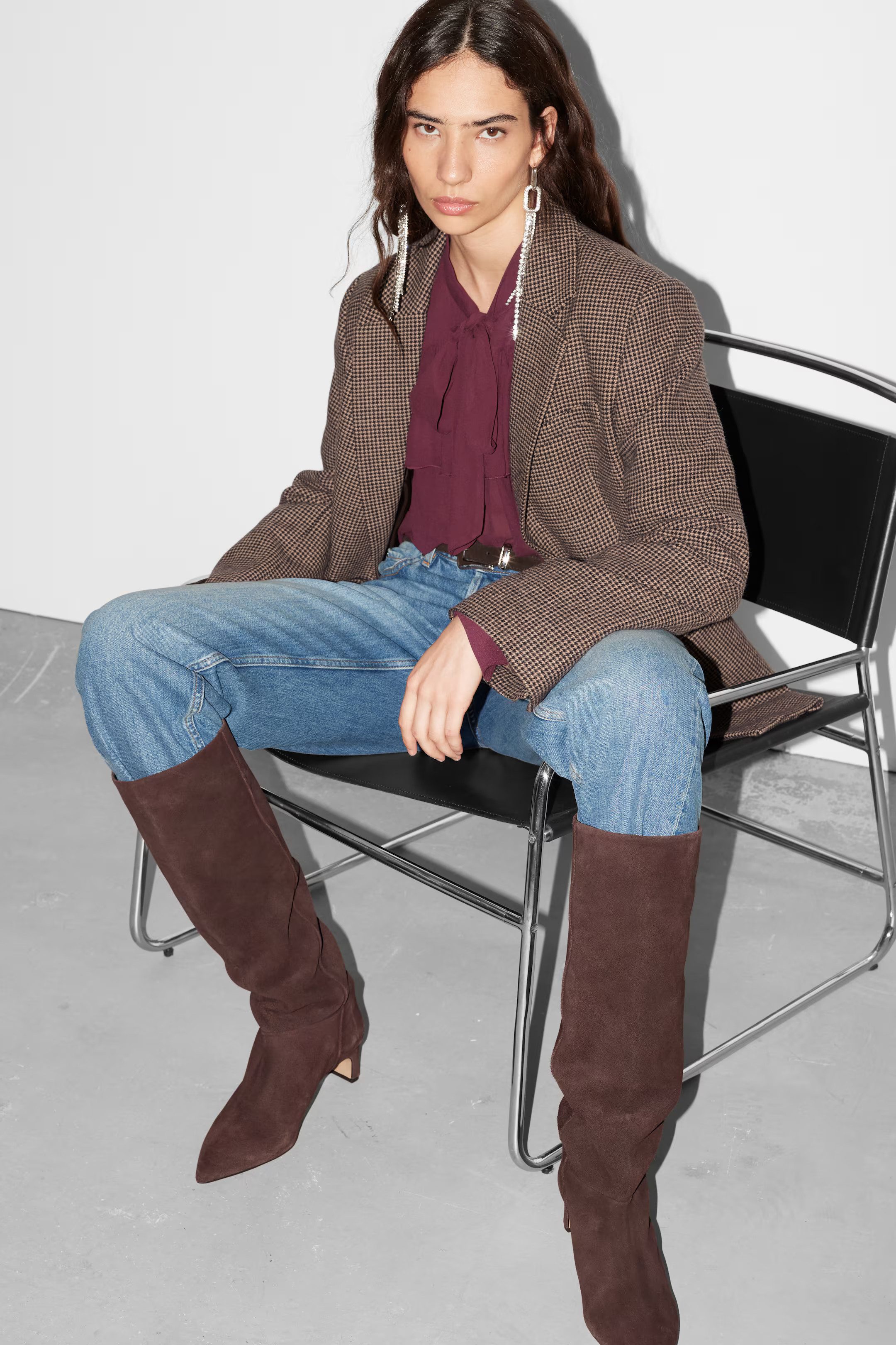 Pointed-Toe Knee-High Boots | H&M (UK, MY, IN, SG, PH, TW, HK)