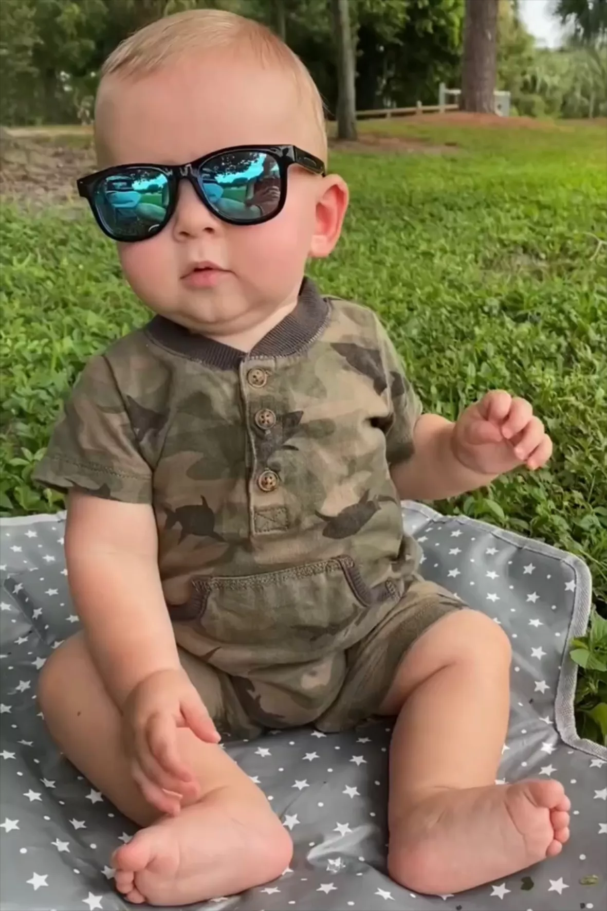 Camouflage Children Sunglasses  Baby Kid Sunglasses Children