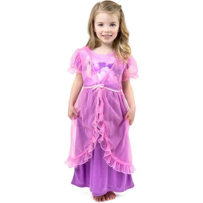 Rapunzel Night Gown with Pink Robe | Maisonette