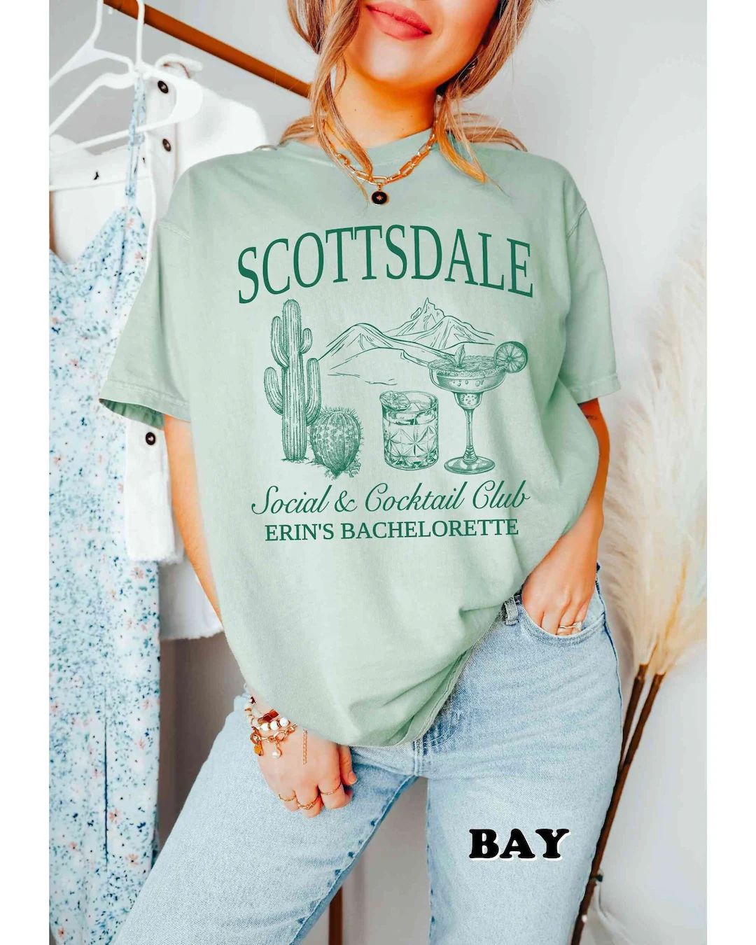 Scottsdale Bachelorette Shirts Custom Bachelorette Merch Luxury Bachelorette Party Shirts Social ... | Etsy (US)