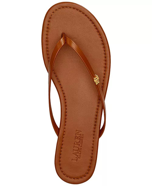 Lauren Ralph Lauren Women's Raquel Flip Flop Sandals - Macy's | Macy's