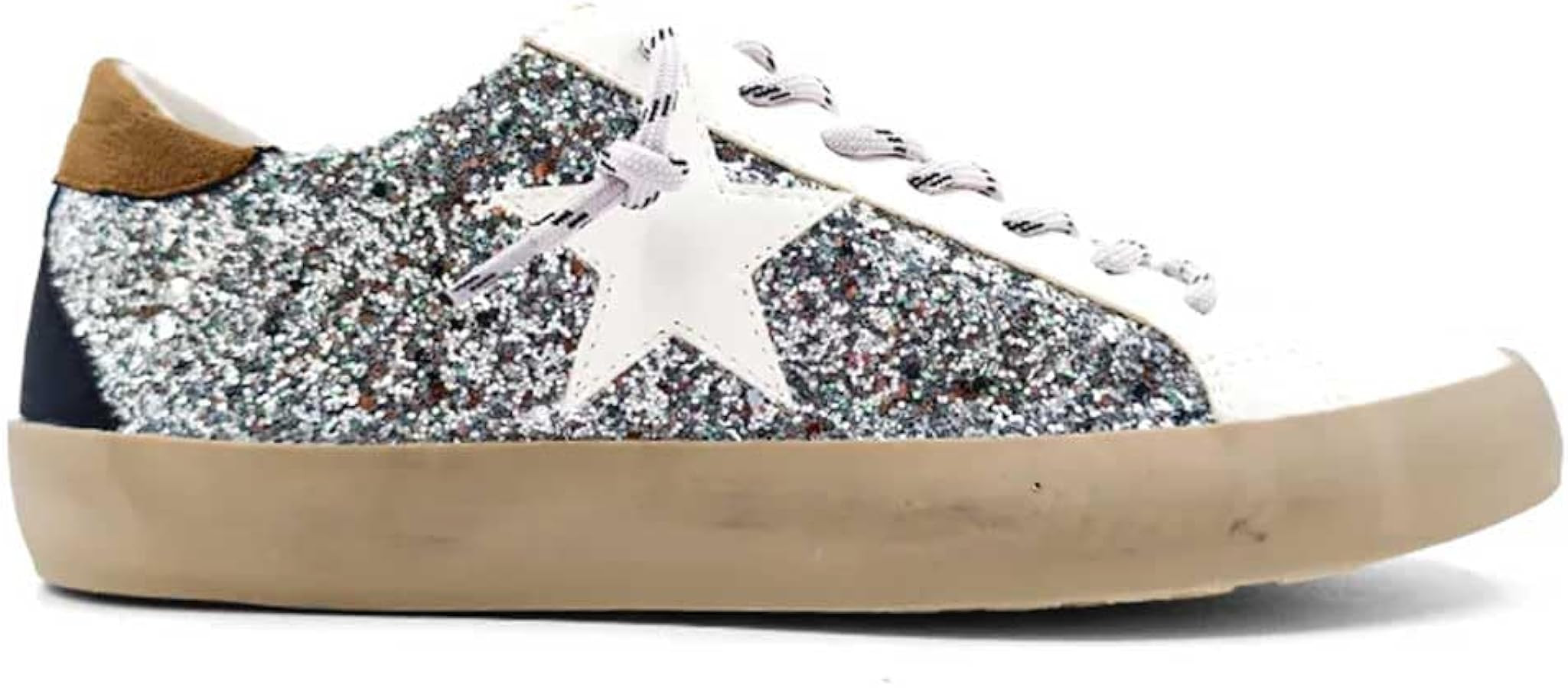 Shu Shop Women's Paula Silver Sparkle 8 B(M) US | Amazon (US)