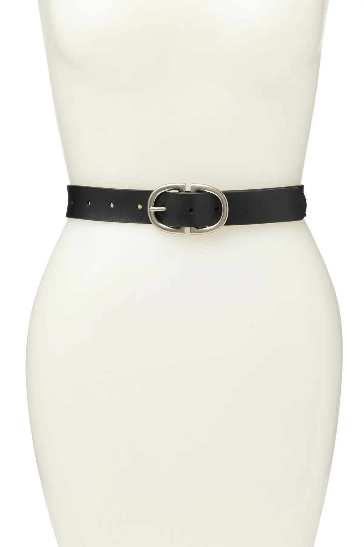 Melrose and Market Melrose & Market Double Buckle Leather Belt (Women) | Nordstromrack | Nordstrom Rack