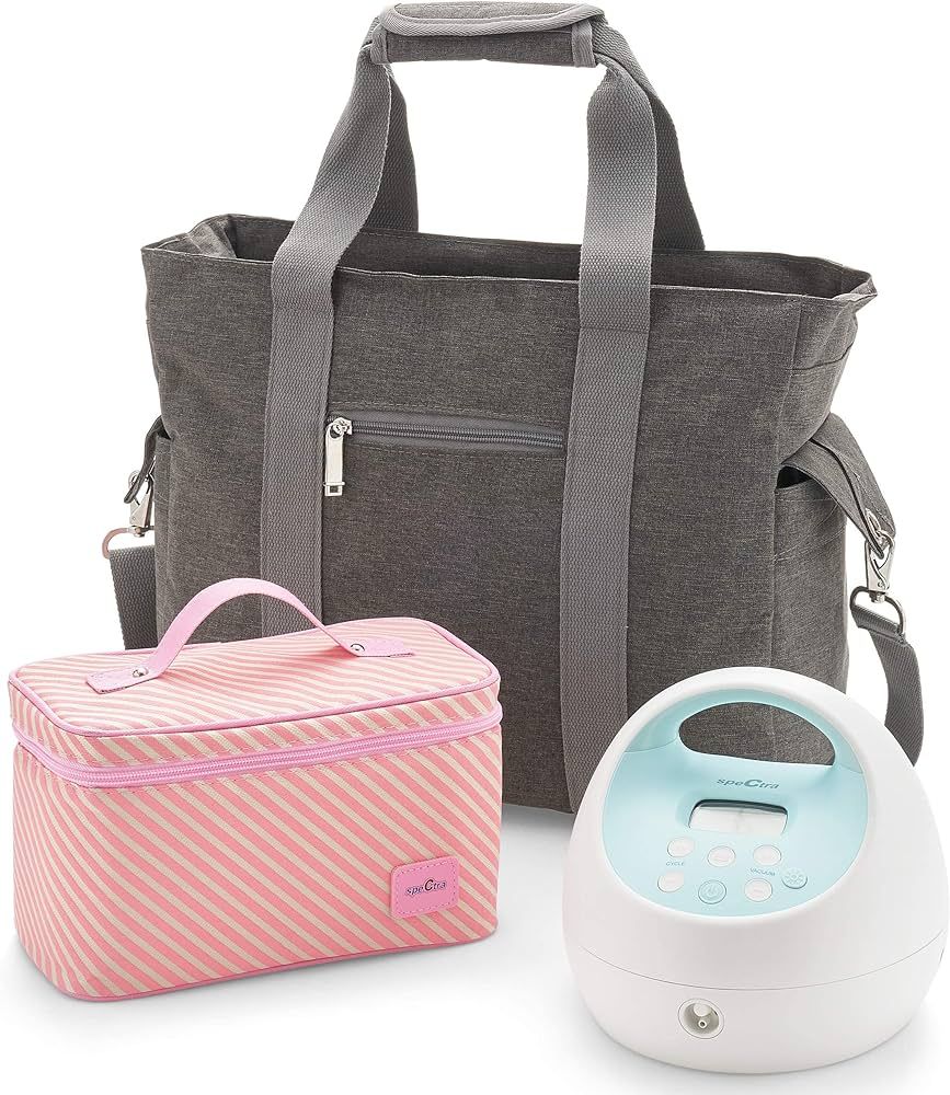 Spectra - S1 Plus Electric Breast Milk Pump with Tote Bag, Breast Milk Bottles and Cooler for Bab... | Amazon (US)