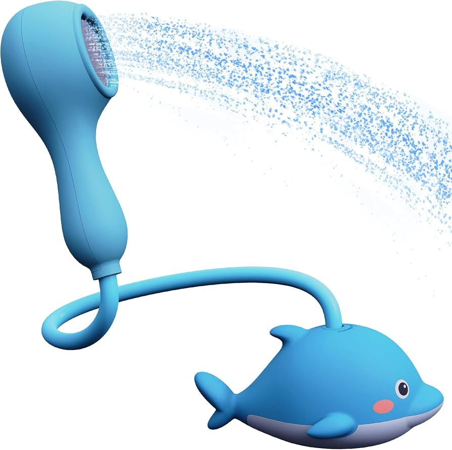 Rechargeable Baby Bath Shower Head for Bathtub - Kids Toddler Sprayer Showerhead Toys with Hose &... | Amazon (US)