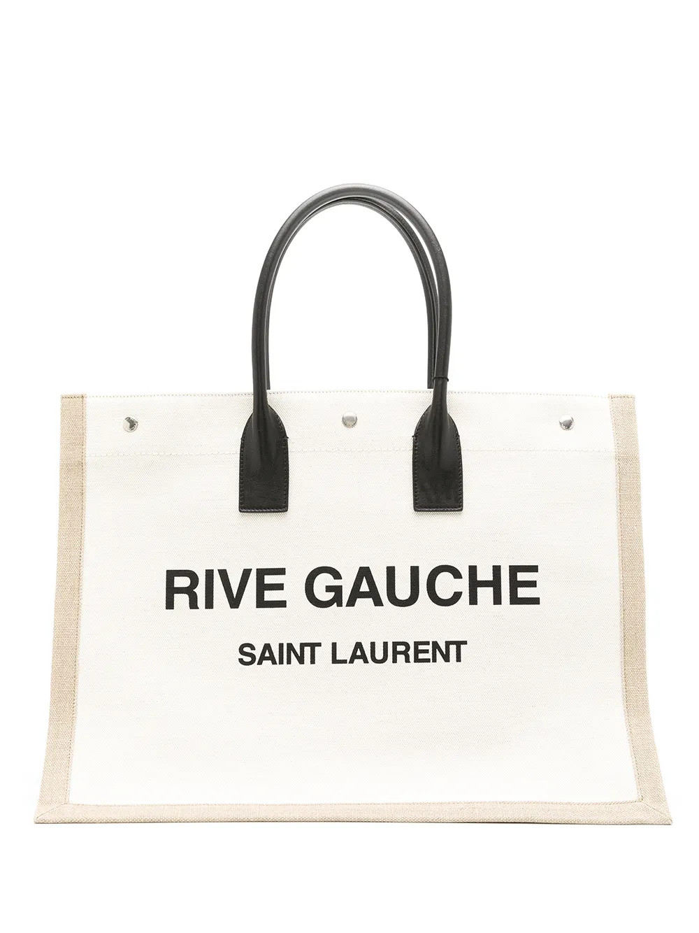 Saint Laurent Rive Gauche Tote Bag | Neutrals | FARFETCH | Farfetch Global