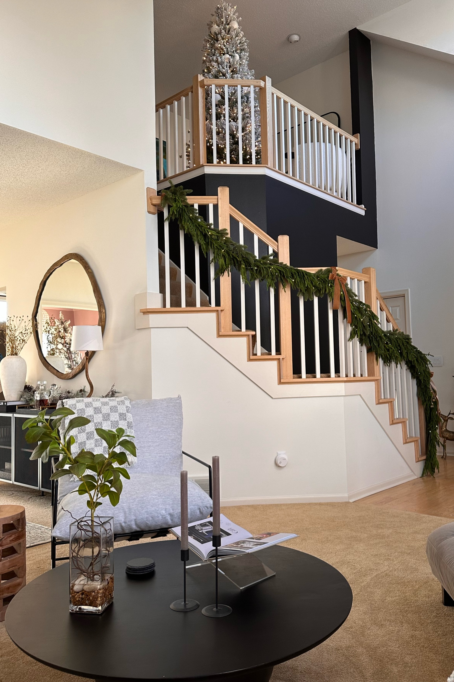 Just got my Christmas Garland up! I secured it with zip ties and placed ribbon around it! 

#LTKHoliday #LTKSeasonal #LTKCyberWeek