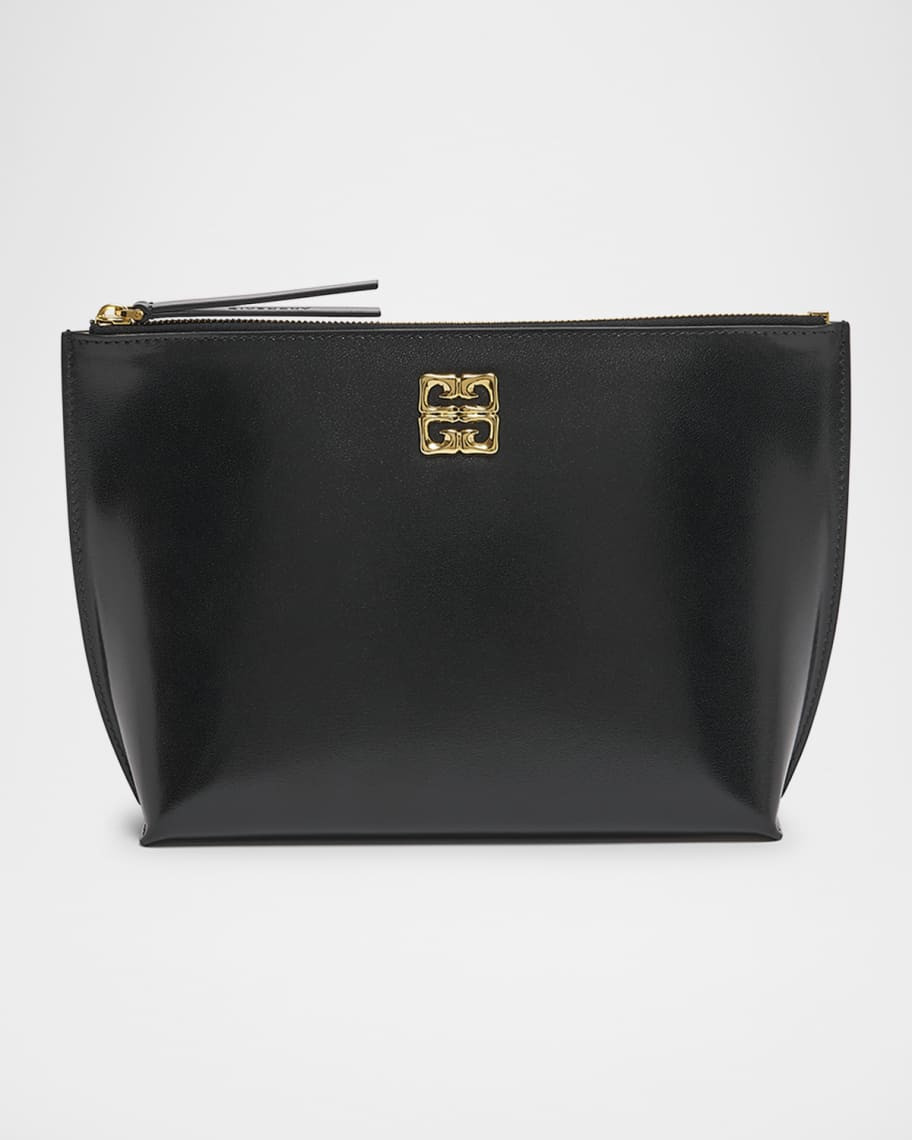 4G Liquid Cosmetic Pouch in Leather | Neiman Marcus