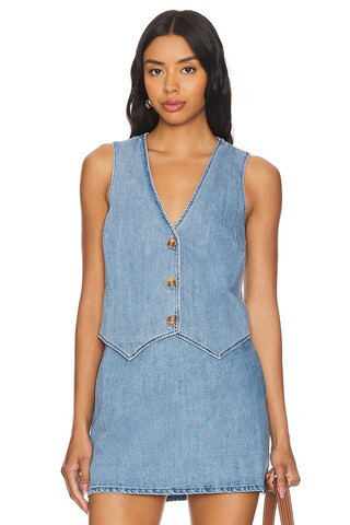 Show Me Your Mumu Vicky Vest in Saltwater from Revolve.com | Revolve Clothing (Global)