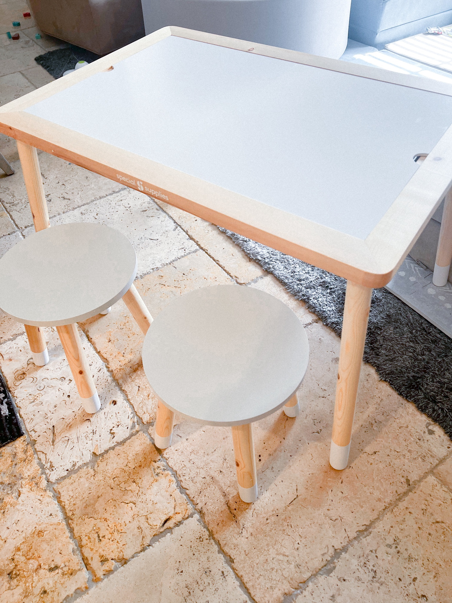 This sensory table set by Special Supplies is a huge hit with my toddler! We use it every single day, he loves having his own space, a table that's his size where he can draw and color. 

The selling point for me though were the hidden sensory bins! I already have so many fun activities planned in my head for us to do 😝 

Sensory bins | Sensory table set | toddlers | kids | arts and crafts 

#founditonamazon #amazontoddlerfinds 

#LTKkids #LTKfamily #LTKMostLoved