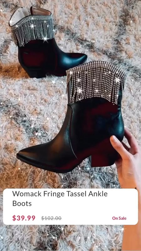 Rhinestone fringe boots perfect for a Nashville bachelorette trip! 

Vici boots // boots under $40 // boots on sale // rhinestone cowgirl boots // fringe boots // Nashville glam // bachelorette in Nashville // country concert outfit 

#LTKSaleAlert #LTKShoeCrush #LTKWedding