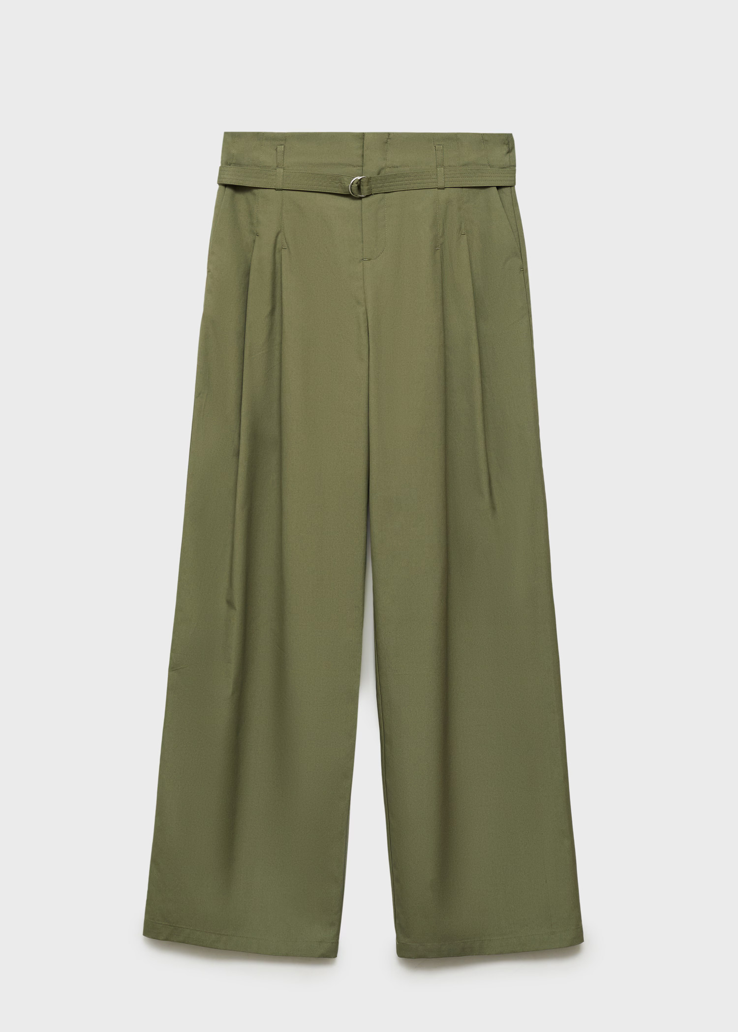 Wide-leg pants with belt - Women | MANGO USA | Mango (US/MX/AU)