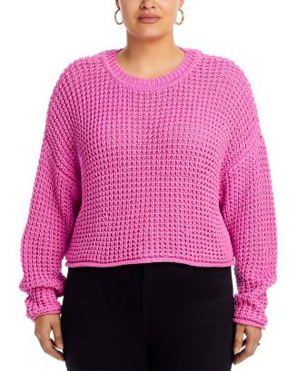 Waffle Knit Long Sleeve Sweater - 100% Exclusive | Bloomingdale's (US)