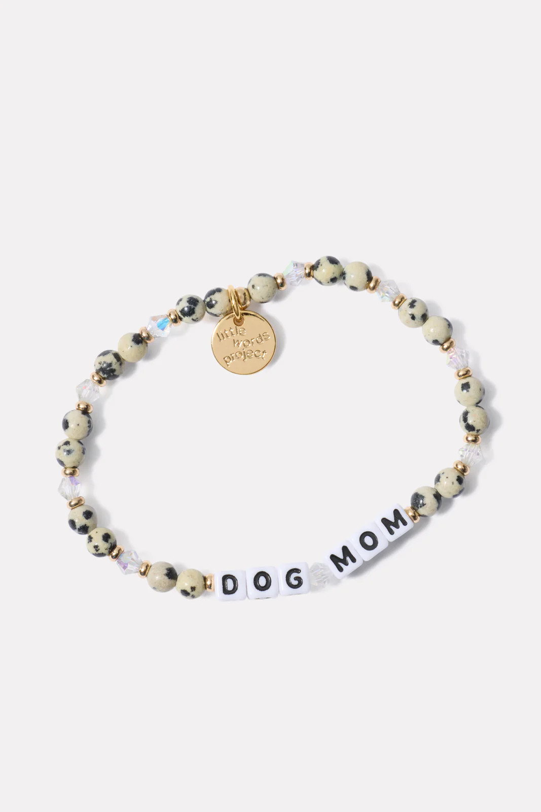LITTLE WORDS PROJECT Women's Dog Mom Bracelet, Size Small/Medium, White | Evereve