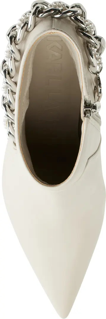 Karl Lagerfeld Paris Samra Chain Ankle Bootie (Women) | Nordstrom | Nordstrom